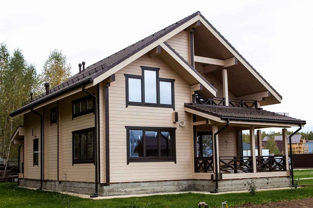 Деревянные окна в загородном доме в д. Березовый мостик. Фото 4