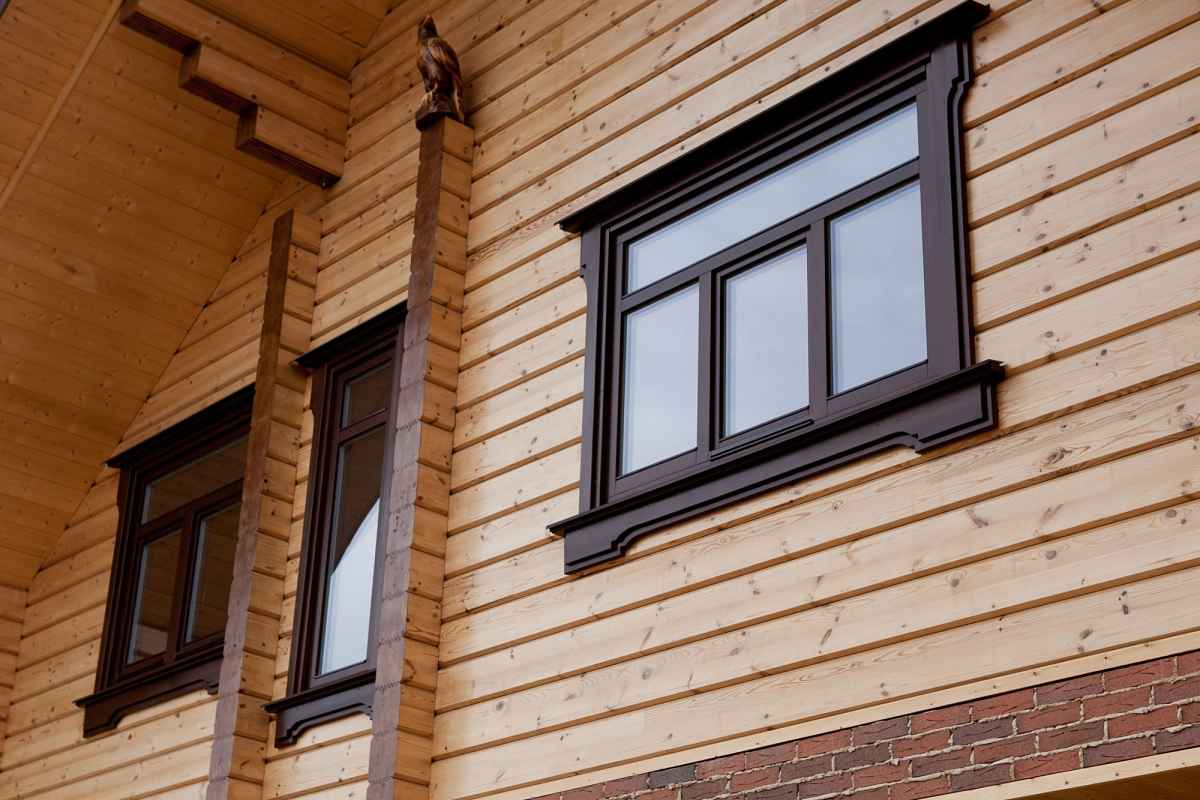 Деревянные окна в загородном доме г. Гусь-Хрустальный. Фото 1